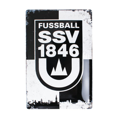 Blechschild Logo / Skyline
