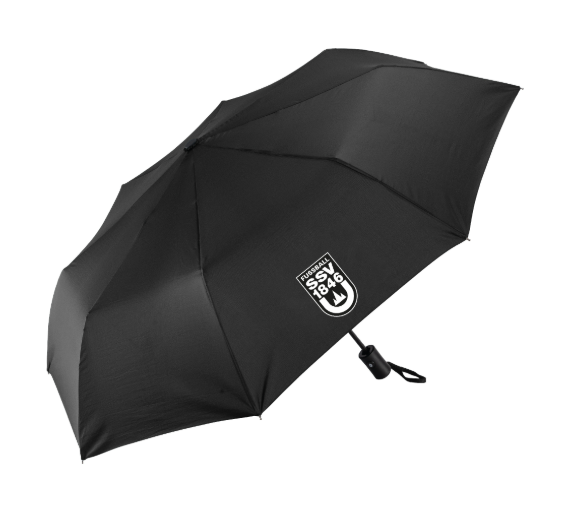 Regenschirm schwarz SSV Logo