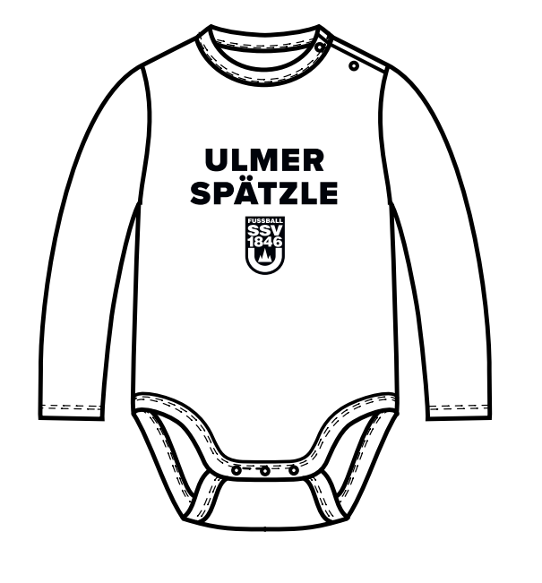 Baby Body weiß langarm