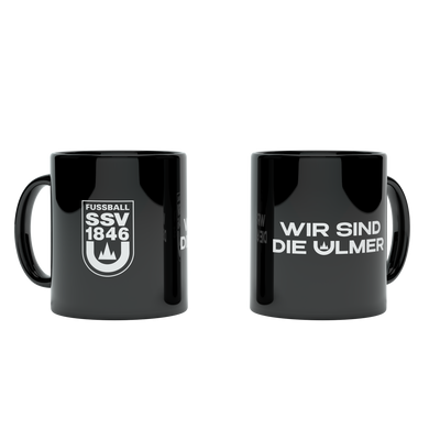 Tasse "Wir sind die Ulmer" schwarz