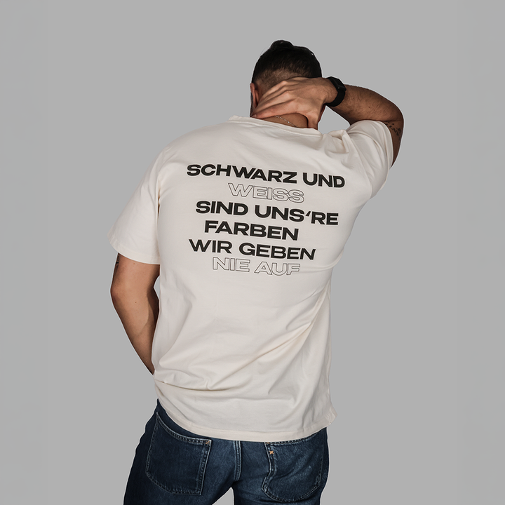 T-Shirt "Schwarz und weiß sind uns're Farben"