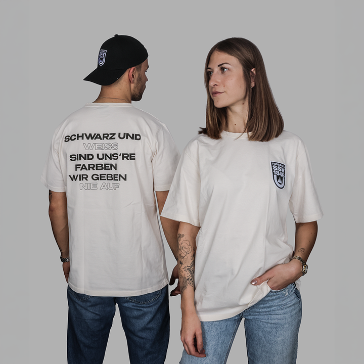 T-Shirt "Schwarz und weiß sind uns're Farben"