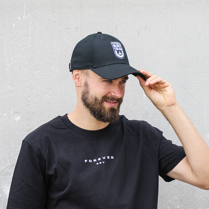 Basecap SSV Ulm 1846 Fußball Wappen schwarz