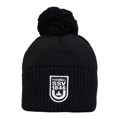Winterstrickmütze mit Bommel SSV Logo