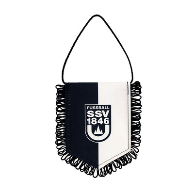 Schmuckwimpel klein schwarz weiss
