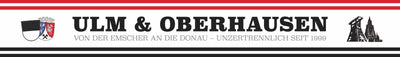 Fanfreundschaftsschal SSV Ulm 1846 Fußball x Rot-Weiß Oberhausen