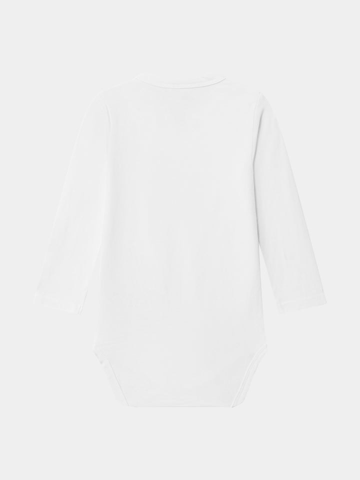 Baby Body weiß langarm