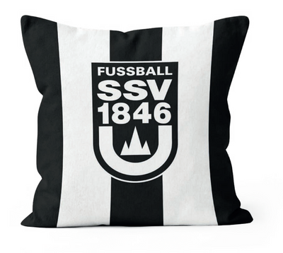 Dekokissen SSV schwarz weiß gestreift